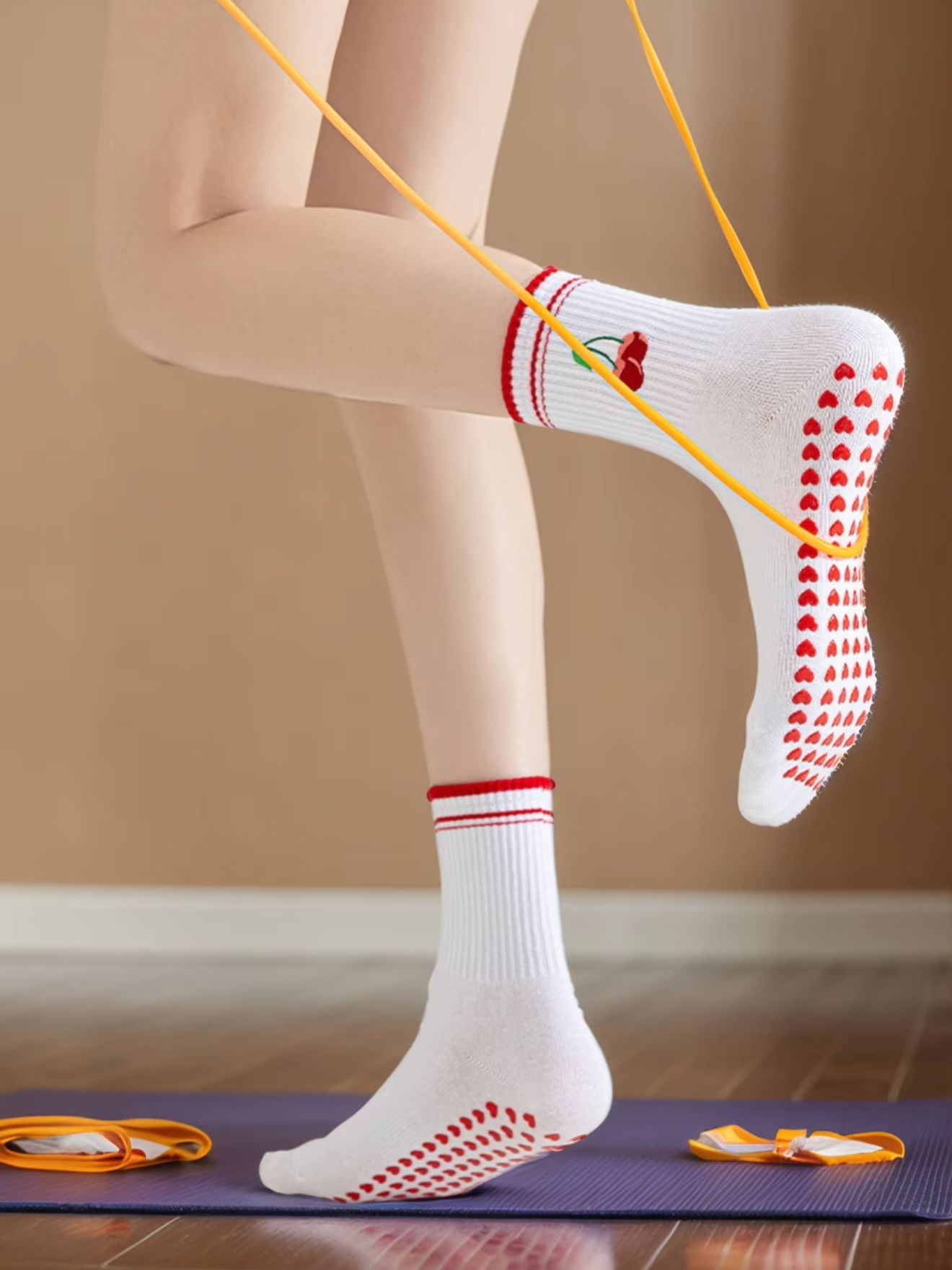 Pilates Yoga Origin - 1 paar grensoverschrijdende professionele yogasokken, katoenen