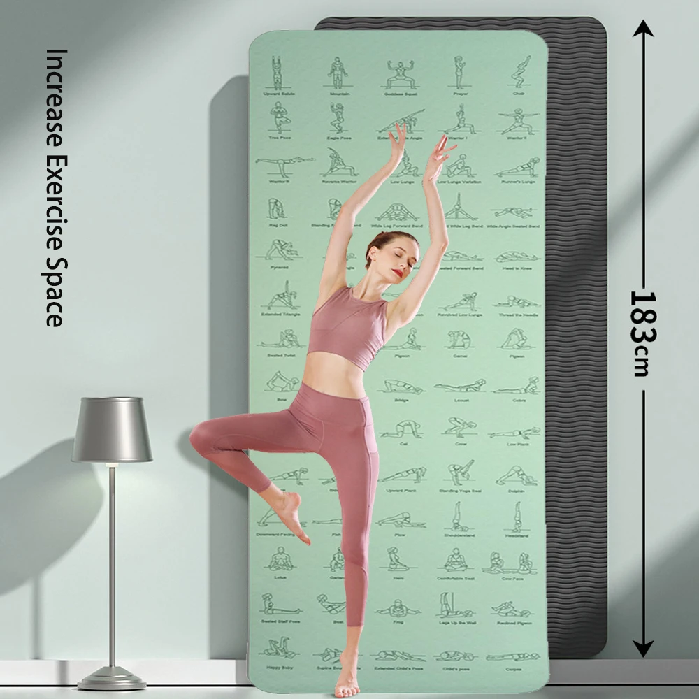 6mm Dikke Yoga Anti Slip Mat P - Pilates Yoga Movement recensie en prijs