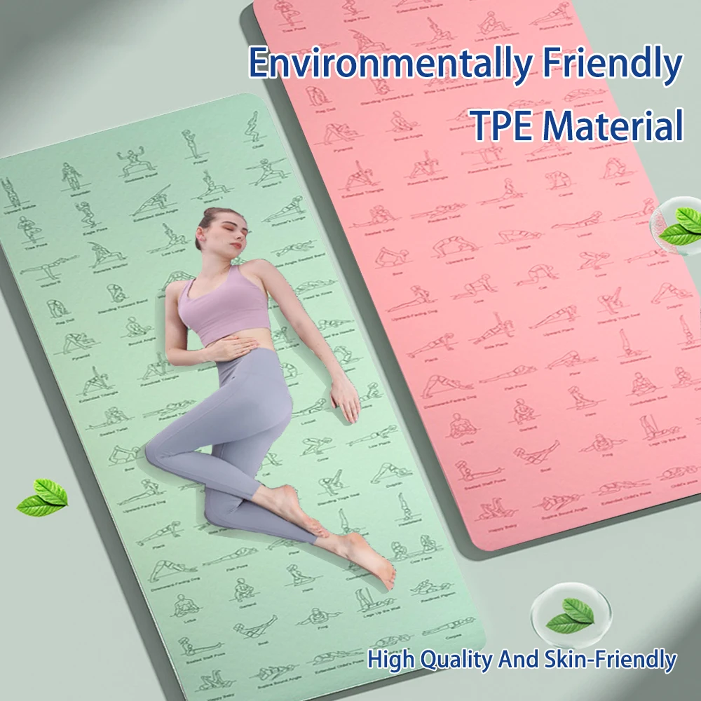 6mm Dikke Yoga Anti Slip Mat P - Pilates Yoga Movement recensie en prijs