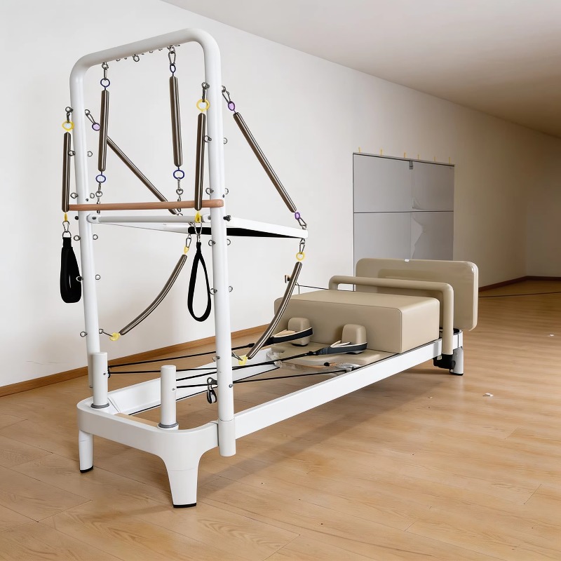 Witte Pilates Reformer Bed Cor - Pilates Yoga Loft recensie en prijs