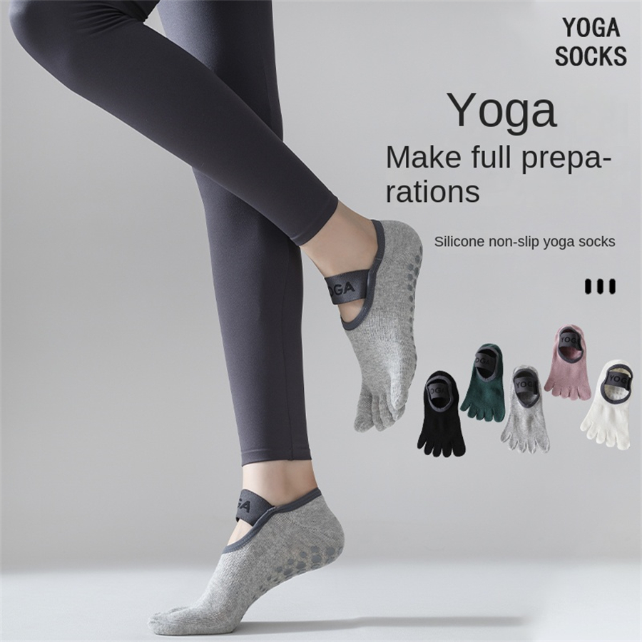 Antislip pilates-sokken met 5  - Pilates Yoga And Barre recensie en prijs