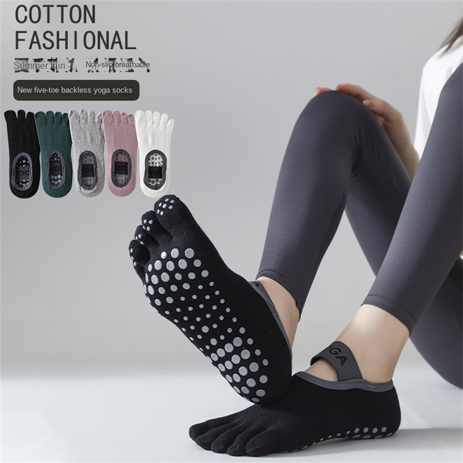 Antislip pilates-sokken met 5  - Pilates Yoga And Barre recensie en prijs