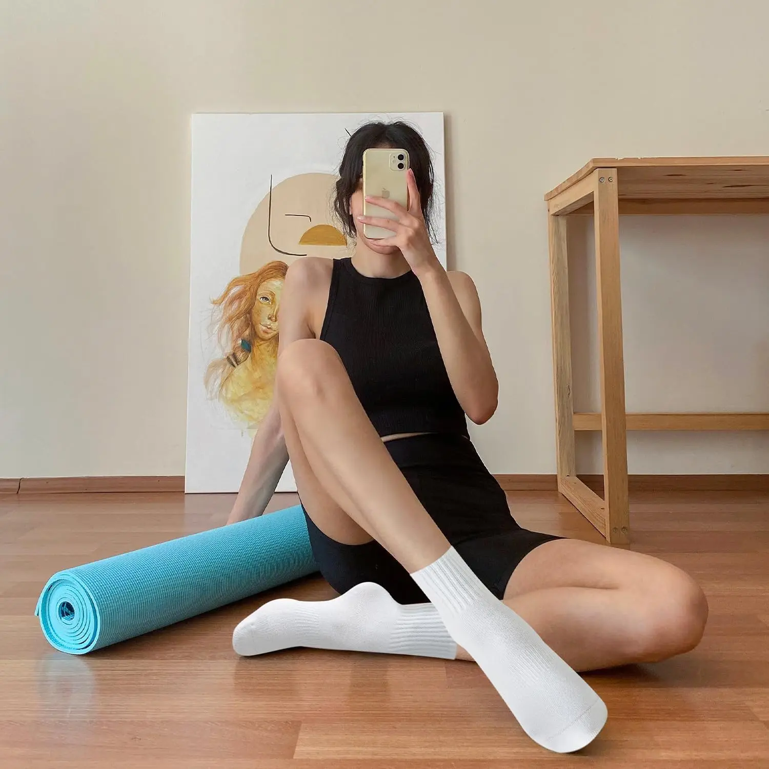 4 paar yogasokken voor dames,  - Pilates Yoga Origin recensie en prijs